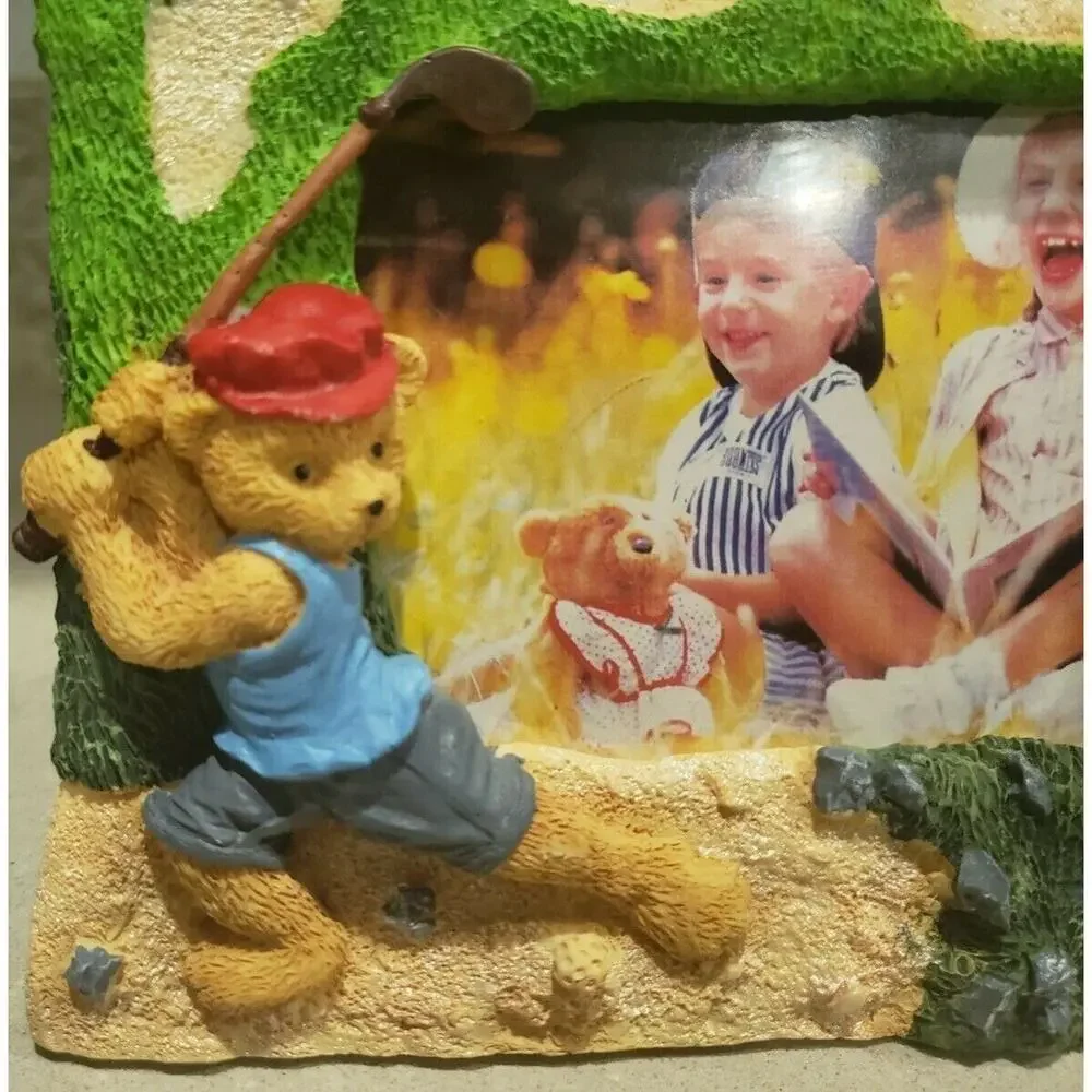 Kids Golfing Picture Frame Bear Golfing 5